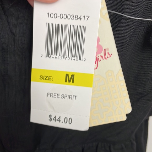 GB Girls Gianni Bini Black Romper size:medium - Picture 3 of 4